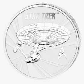 Transparent Uss Enterprise Clipart - Canadian Star Trek Coins, HD Png Download, Free Download