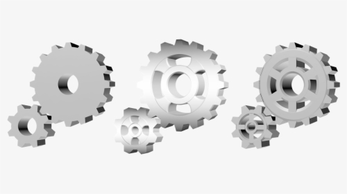 Gears - 3d Gear Wheel Png, Transparent Png, Free Download