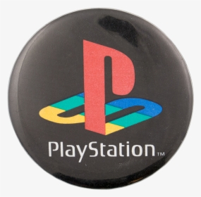 Playstation Advertising Button Museum - Old Play Station Logo, HD Png Download, Free Download