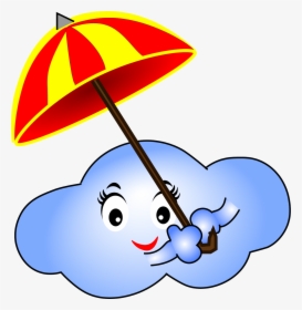 Rain Cloud Clipart Png Transparent Background - Clouds Smile Clipart Png, Png Download, Free Download