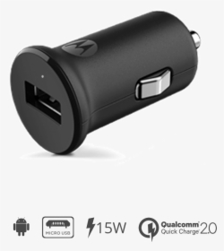 Motorola Turbopower 15 Car Charger Micro-usb Data Cable - Car Charger Motorola, HD Png Download, Free Download