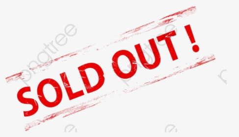 English Sold Out, Letter, Sold Out, Red Png Transparent - Sold Out, Png Download, Free Download