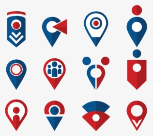 Map Point Free Vector Art - Meeting Point Icon Vector, HD Png Download, Free Download