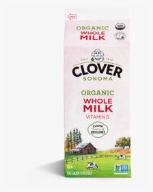 Organic Whole Milk - Clover Sonoma Milk, HD Png Download, Free Download
