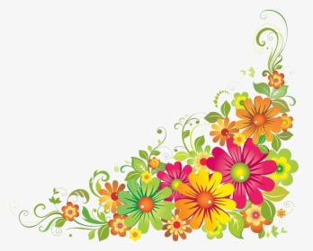 Flower Borders And Frames Clipart - Flower Border Clipart, HD Png Download, Free Download