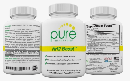 Nrf2 Boost - 3-bottles - Magnesium Malate Albion, HD Png Download, Free Download
