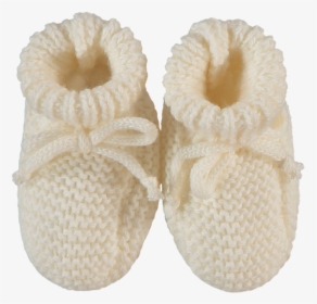 Knitted Newborn Booties - Baby Shoes Png, Transparent Png, Free Download