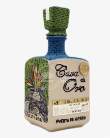 Cava De Oro 2019 Ceramic Edition Extra Anejo Tequila - Glass Bottle, HD Png Download, Free Download