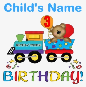3rd Birthday Train T - Birthday, HD Png Download, Free Download