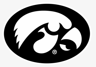 Iowa Hawkeyes Logo Png , Png Download - Iowa Hawkeyes Logo Black, Transparent Png, Free Download