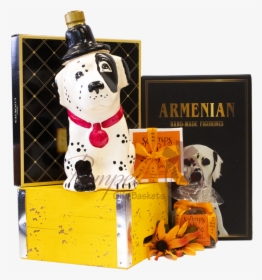 Dalmantian Brandy Gift Basket, Dalmantian Brandy, Dog - Dalmatian, HD Png Download, Free Download