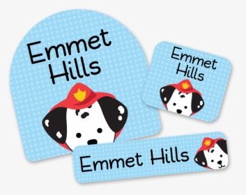 First School Labels For Kids Dalmatian Dog Sparky, HD Png Download, Free Download
