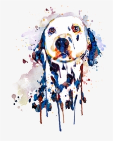 Dog Painting Black And White, HD Png Download, Free Download