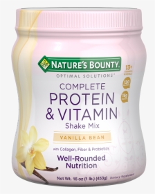 Vanilla Shake - Nature's Bounty Complete Protein And Vitamin Shake, HD Png Download, Free Download