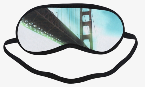 Green Bokeh Golden Gate Bridge Sleeping Mask - Transparent Sleeping Mask Cartoon, HD Png Download, Free Download