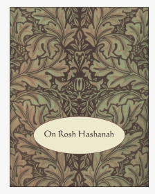 Cover Of Jewish New Year Rosh Hashanah Card - William Morris, HD Png Download, Free Download