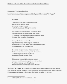 Rosh Hashanah Poems Mary Oliver, HD Png Download, Free Download