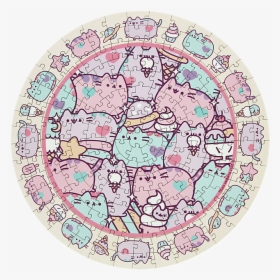 Official Pusheen Pastel 200 Piece Jigsaw Puzzle , Png - Pusheen Puzzle, Transparent Png, Free Download
