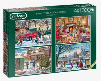 Christmas Family Jigsaw Puzzles, HD Png Download, Free Download