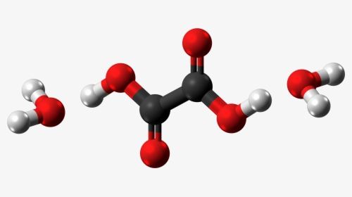 Oxalic Acid Dihydrate Molecules Ball From Xtal - Oxalic Acid Dihydrate Molecule, HD Png Download, Free Download