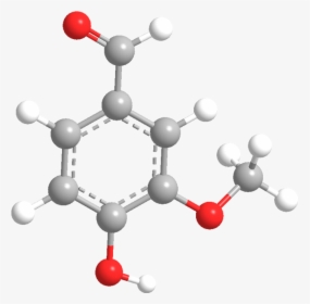 Molecular Model Of Vanillin, HD Png Download, Free Download
