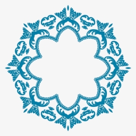 Texturas Art Nouveau Flores Clipart , Png Download - Flower Border Png, Transparent Png, Free Download