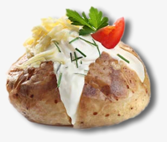Transparent Clipart Baked Potato - Loaded Baked Potato Clip Art, HD Png Download, Free Download
