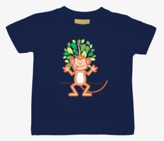 Funny Monkey Baby T Shirt - Cartoon, HD Png Download, Free Download