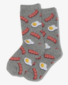 Kid"s Eggs And Bacon Socks"  Class="slick Lazy Image - Sock, HD Png Download, Free Download