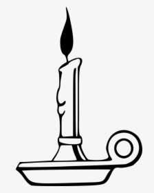 Clip Art Clip Art Christmas Combustion - Candle Holder Clipart Black And White, HD Png Download, Free Download
