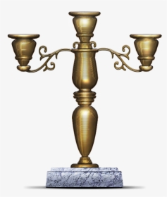 Candlestick 6 - Brass, HD Png Download, Free Download