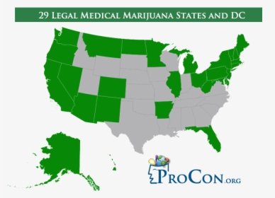 States That Have Legalized Medical Weed 2017, HD Png Download, Free Download
