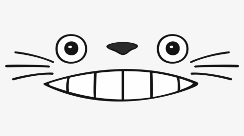Totoro Black And White Png, Transparent Png, Free Download