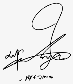 Park Jimin Signature - Bts Jimin Signature Png, Transparent Png, Free Download