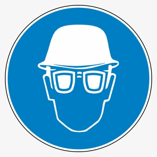 Eye Protection, Head Protection, Safety Glasses - Ppe Safety Helmet Sign, HD Png Download, Free Download