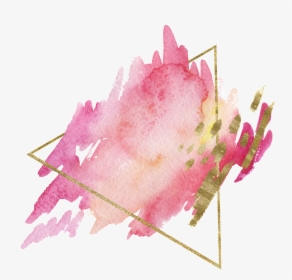 #pink #golden #acuarela - Fondo Acuarela Golden Png, Transparent Png, Free Download
