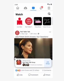 Facebook Watch On Mobile - Video Is Everyone Talking About On Facebook 2019, HD Png Download, Free Download