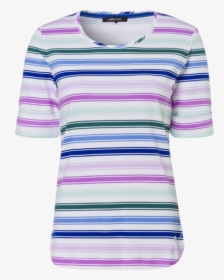 Olsen 100% Cotton Stripe T-shirt - Active Shirt, HD Png Download, Free Download