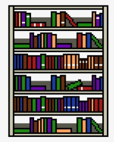 Bookcase Pixel Art, HD Png Download, Free Download