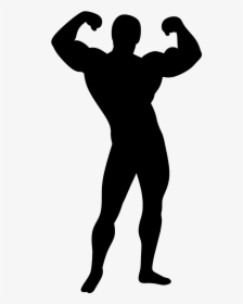 Illustrations Of Bodybuilder Silhouette Bodybuilding, HD Png Download, Free Download