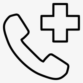 Ambulance Call - Telephone Emergency Line Icon, HD Png Download, Free Download