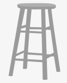 Angle,stool,bar Stool - Stool Chair Clip Art, HD Png Download, Free Download