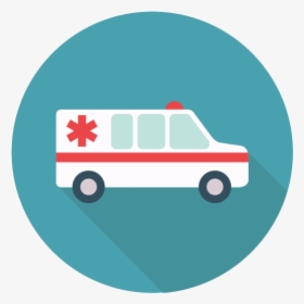 Ambulance Icon Circle, HD Png Download, Free Download