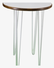 White Hairpin Bar Table - End Table, HD Png Download, Free Download