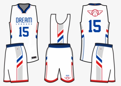 Dream White Blue And Red Basketball Uniforms, Jersey - Nba Jersey Design 2019, HD Png Download, Free Download