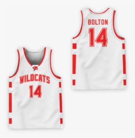Troy Bolton 14 East High School Wildcats Basketball - Troy Bolton Jersey, HD Png Download, Free Download