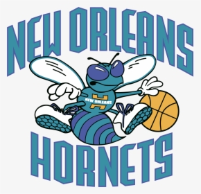 Charlotte Hornets Old Logo - New Orleans Hornets Basketball Logo, HD Png Download, Free Download