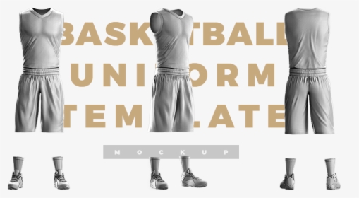 Download Basketball Uniform Template - Basketball Jersey Free Psd, HD Png Download - kindpng
