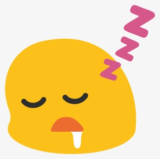 Sleeping Emoji Google, HD Png Download, Free Download