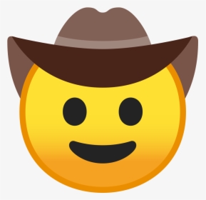 Cowboy Hat Face Icon - Transparent Cowboy Emoji, HD Png Download, Free Download